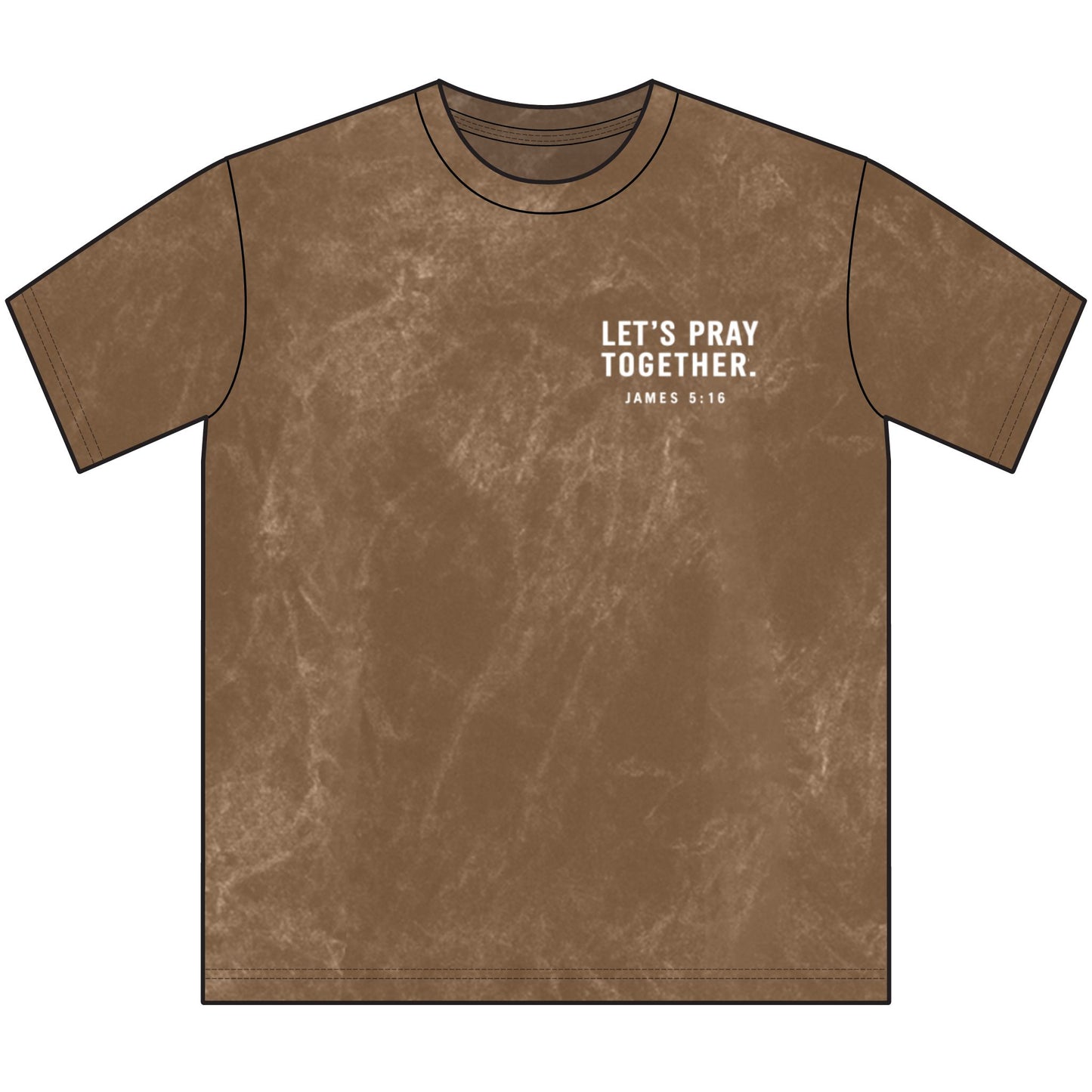 Prayer Support Tee — “Let’s Pray Together” Vintage Crewneck