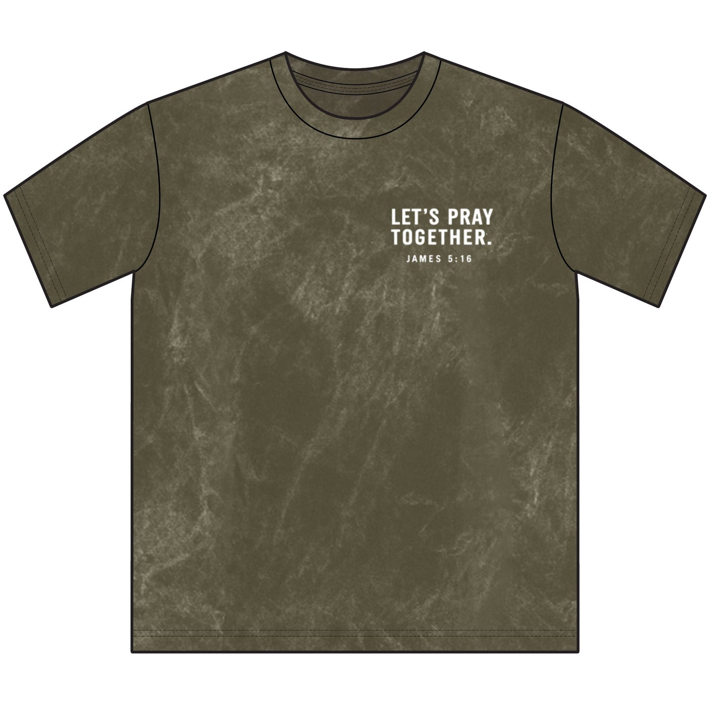 Prayer Support Tee — “Let’s Pray Together” Vintage Crewneck